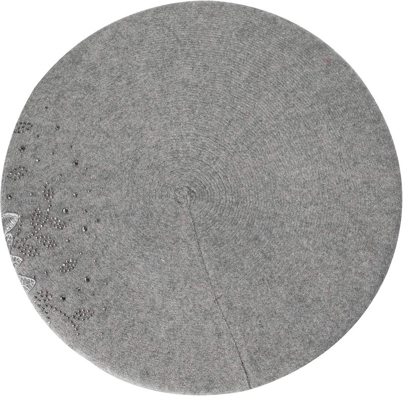 ZLYC Womens French Beret hat, Reversible Solid Color Mosaic Warm Beret Cap for Girls - Image 4